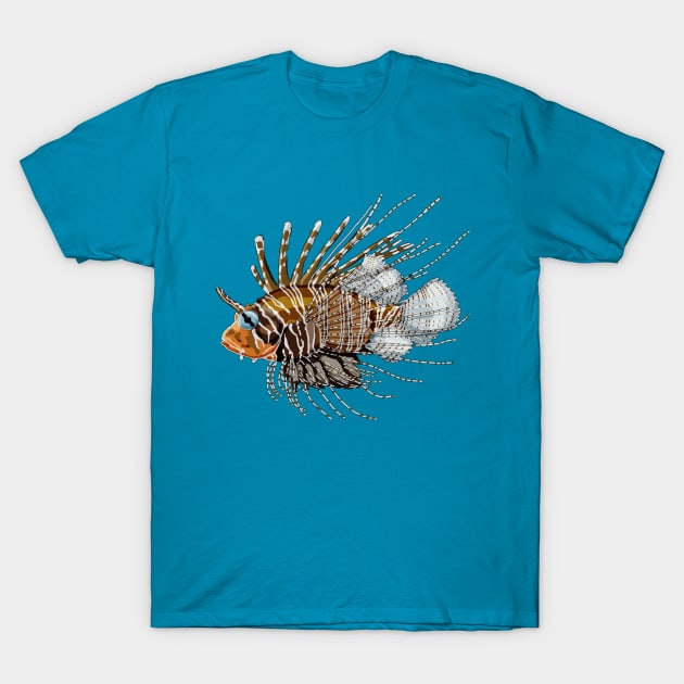 Lion Fish T-Shirt by rlnielsen4